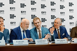 Стилист Александр Белов на конкурсе дизайнеров