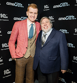 Стив Возняк со стилистом Александром Беловым