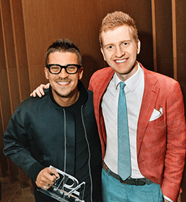 Антон Беляев со стилистом Александром Беловым