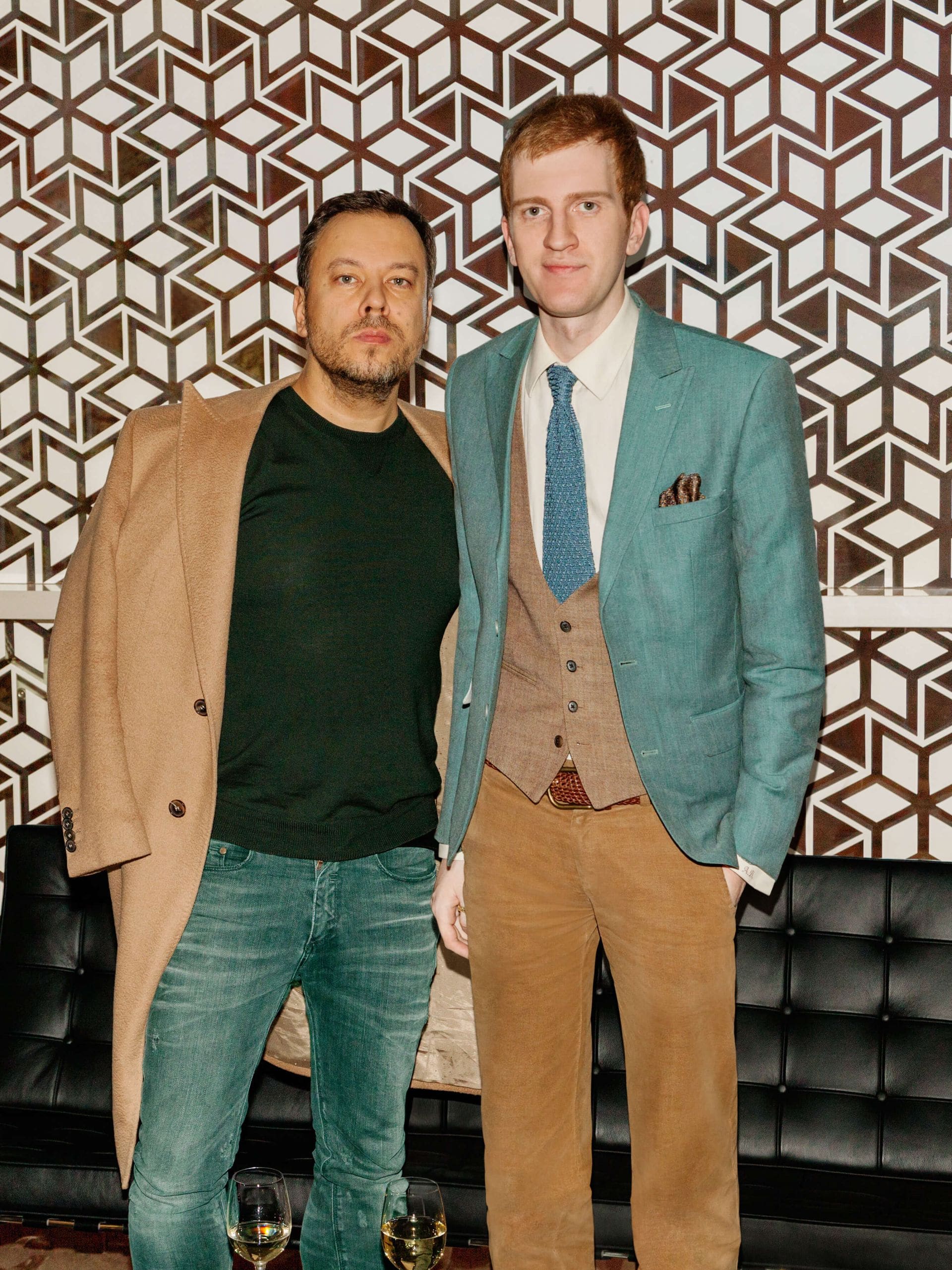 Стилист Александр Белов и
                                                            Игорь Чапурин