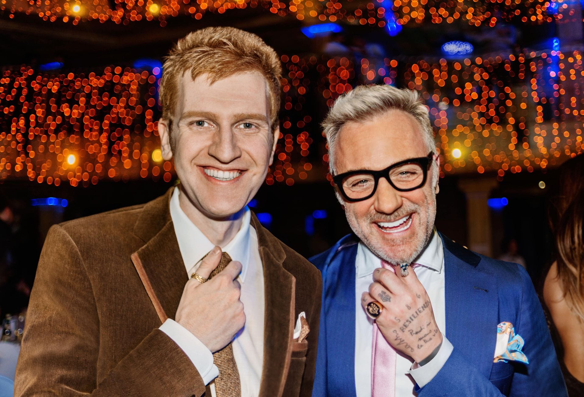 Стилист Александр Белов и
                                                            Джанлука Вакки