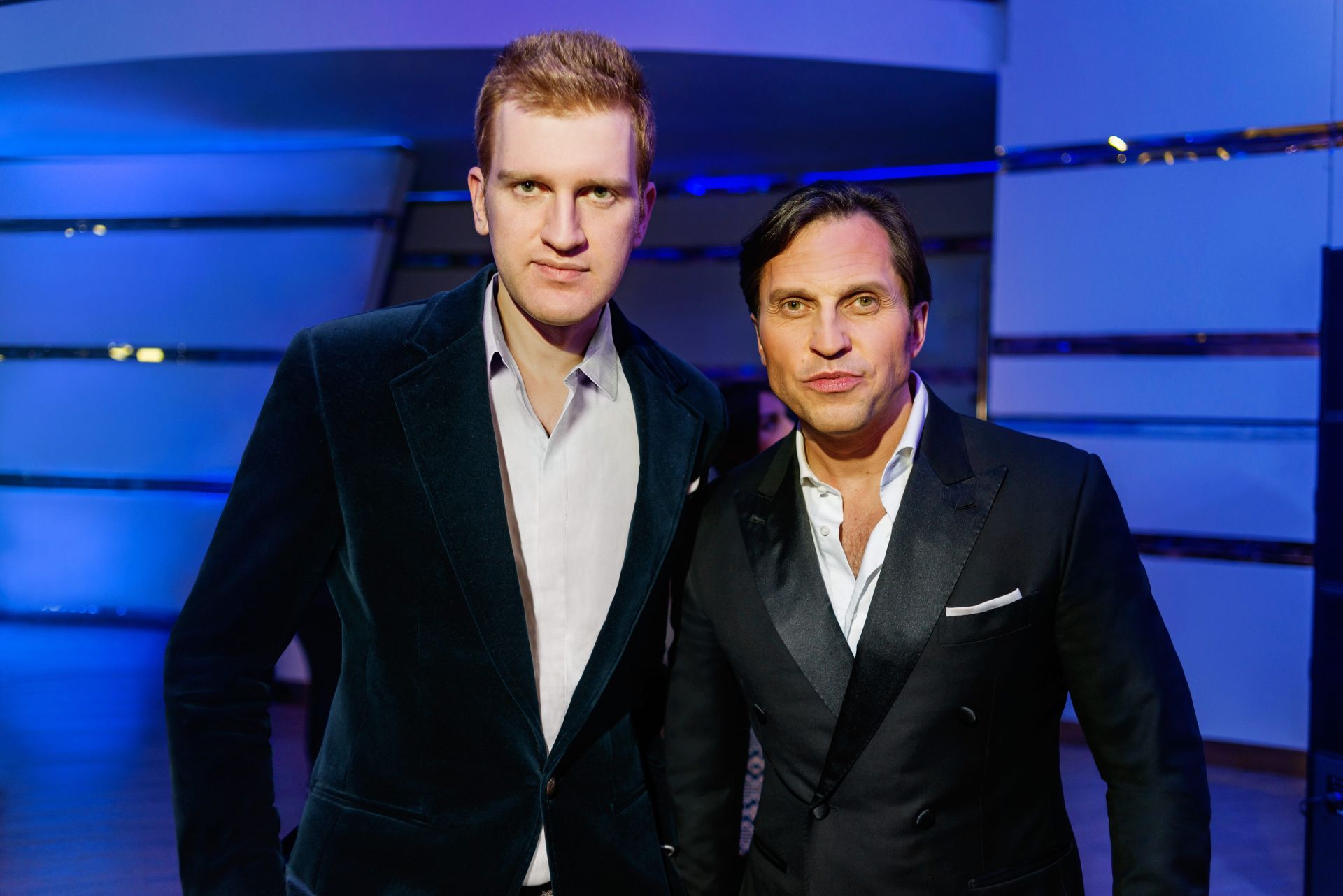 Стилист Александр Белов и
                                                            Александр Ревва