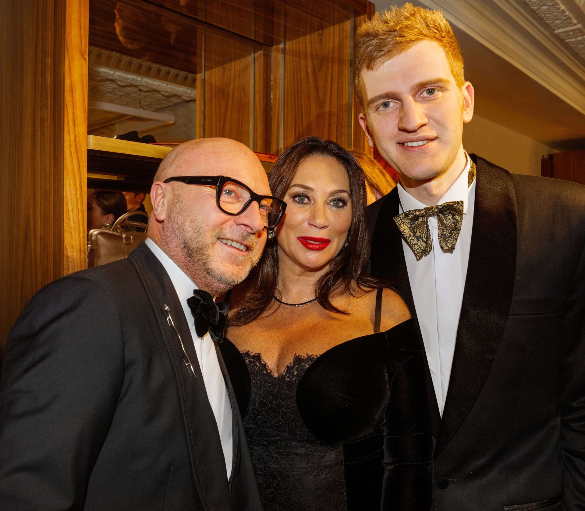 Стилист Александр Белов и
                                                            Д. Дольче, А. Вербер