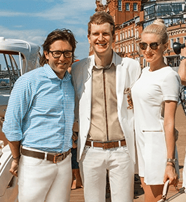 Андрей Малахов со стилистом Александром Беловым