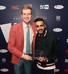 Гусейн Гасанов со стилистом Александром Беловым