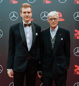 Борис Щербаков со стилистом Александром Беловым