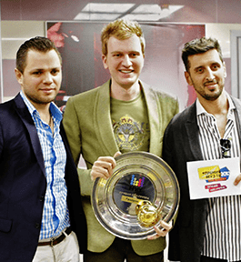 Группа Градусы со стилистом Александром Беловым