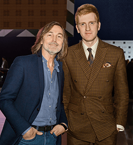 Никас Сафронов со стилистом Александром Беловым