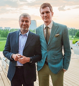 Роман Абрамович со стилистом Александром Беловым