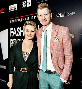 Катя Лель со стилистом Александром Беловым