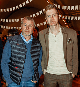 Роман Абрамович со стилистом Александром Беловым