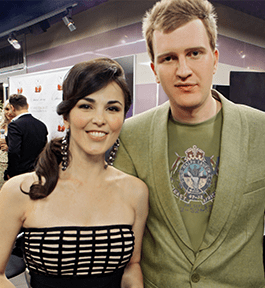 Сати Казанова со стилистом Александром Беловым