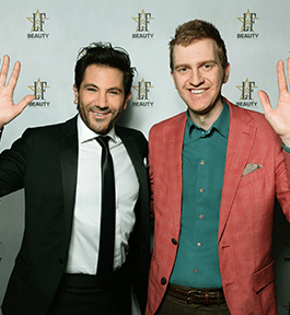  Авраам Руссо со стилистом Александром Беловым