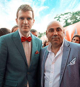  Иосиф Пригожин со стилистом Александром Беловым