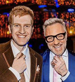  Джанлука Вакки со стилистом Александром Беловым