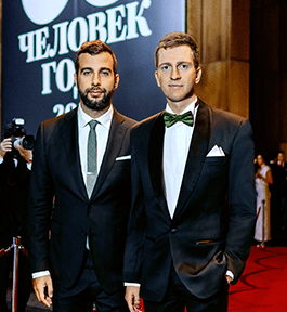  Иван Ургант со стилистом Александром Беловым