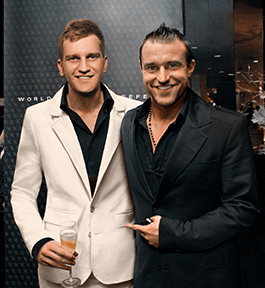  Филипп Плейн со стилистом Александром Беловым