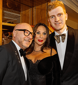 Д. Дольче, А. Вербер со стилистом Александром Беловым