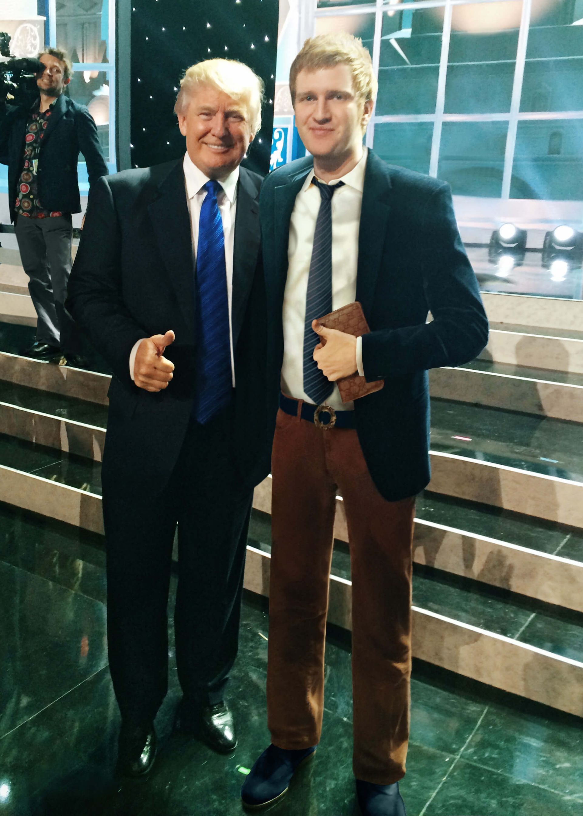 Стилист Александр Белов и
                                                            Дональд Трамп
